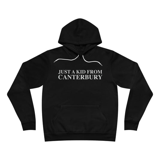 Just a kid from Canterbury Unisex Sponge Fleece Pullover Hoodie