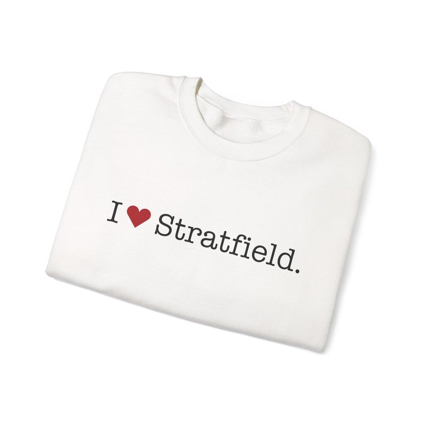 I Heart Stratfield. Unisex Heavy Blend™ Crewneck Sweatshirt