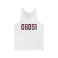 06051 New Britain Connecticut Zip Code Unisex Jersey Tank Top