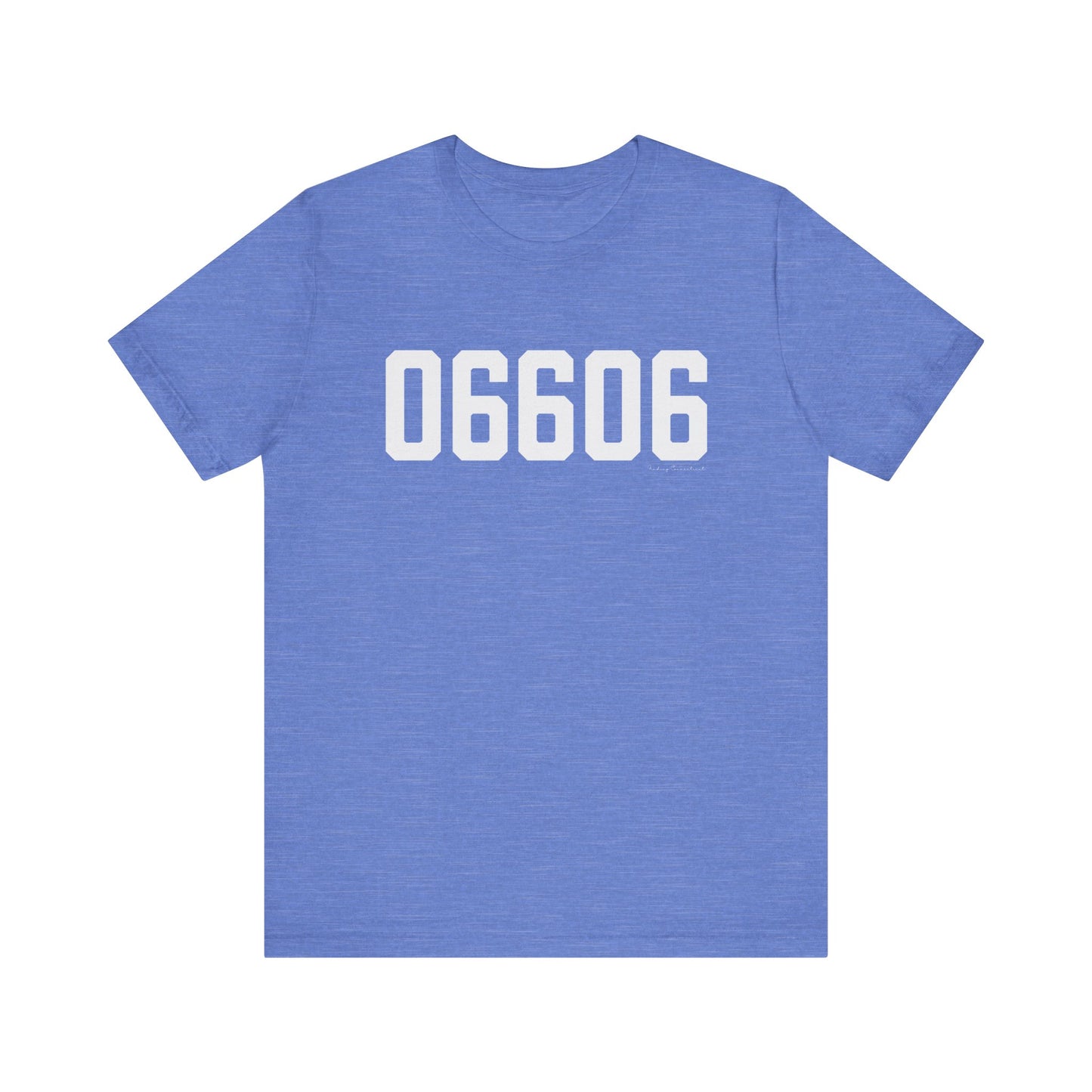 06606 Bridgeport CT Zip Code Unisex Jersey Short Sleeve T-Shirt