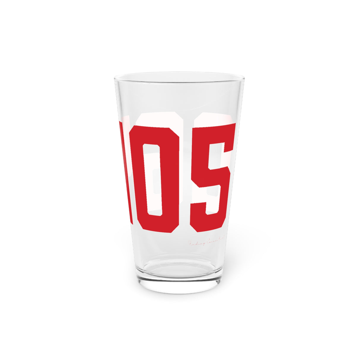 06405 Branford Connecticut Zip Code Pint Glass, 16oz