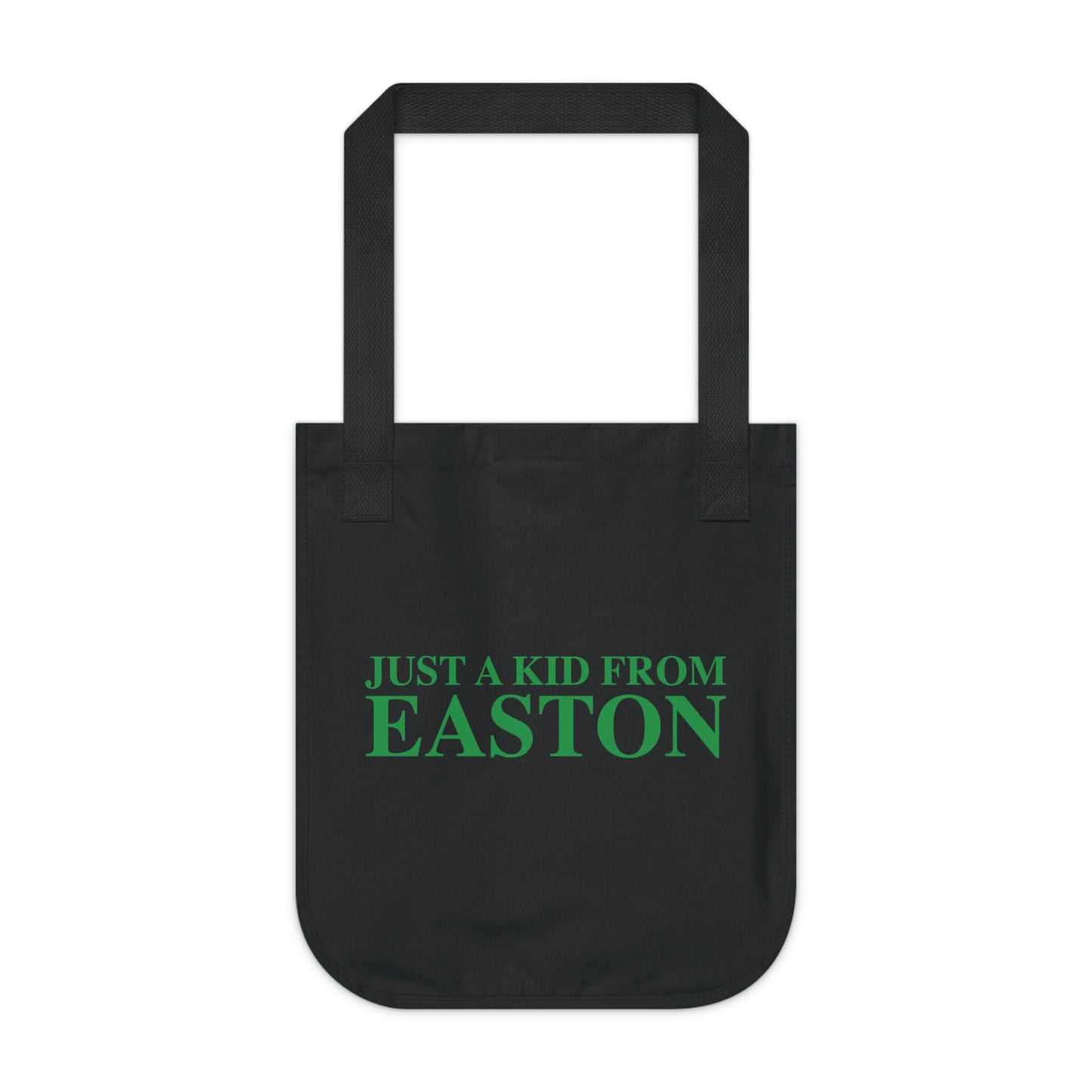 Just a kid from Easton Organic Canvas Tote Bag