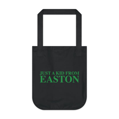 Just a kid from Easton Organic Canvas Tote Bag