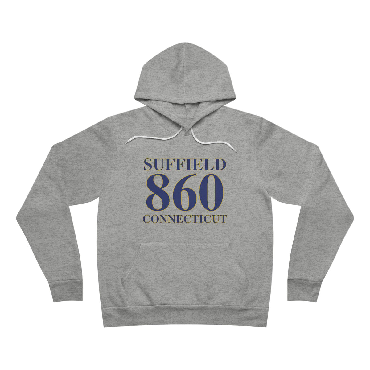 Suffield 860 Connecticut Unisex Sponge Fleece Pullover Hoodie