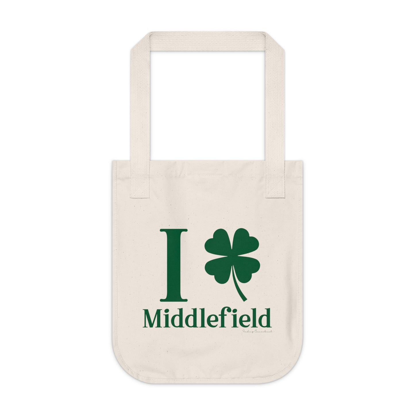 I Clover Middlefield  Organic Canvas Tote Bag