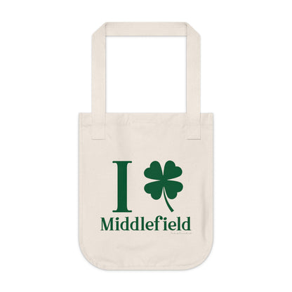 I Clover Middlefield  Organic Canvas Tote Bag