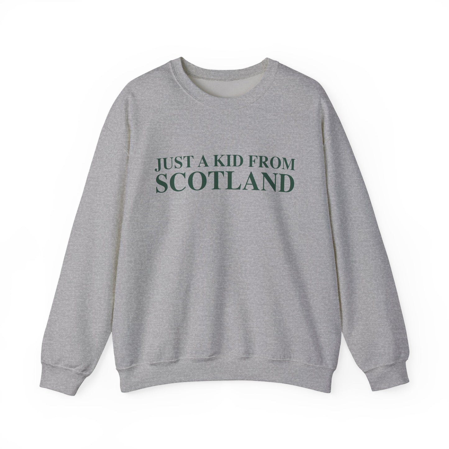 Just a kid from Scotland Unisex Heavy Blend™ Crewneck Sweatshirt