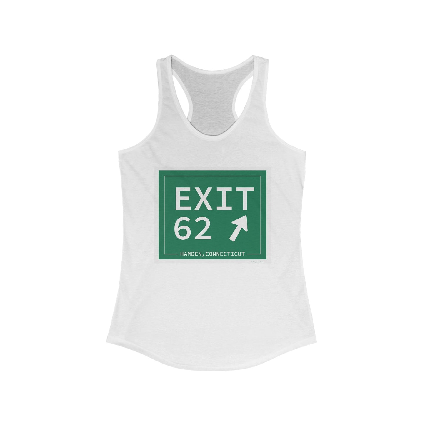 Vintage Exit 62 WCP Sign Women's Ideal Racerback Tank Top