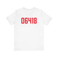 06418 Derby Connecticut Zip Code Short Sleeve T-Shirt