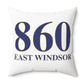860 East Windsor Polyester Square Pillow