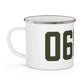 06063 Barkhamsted Connecticut Zip Code Enamel Camping Mug