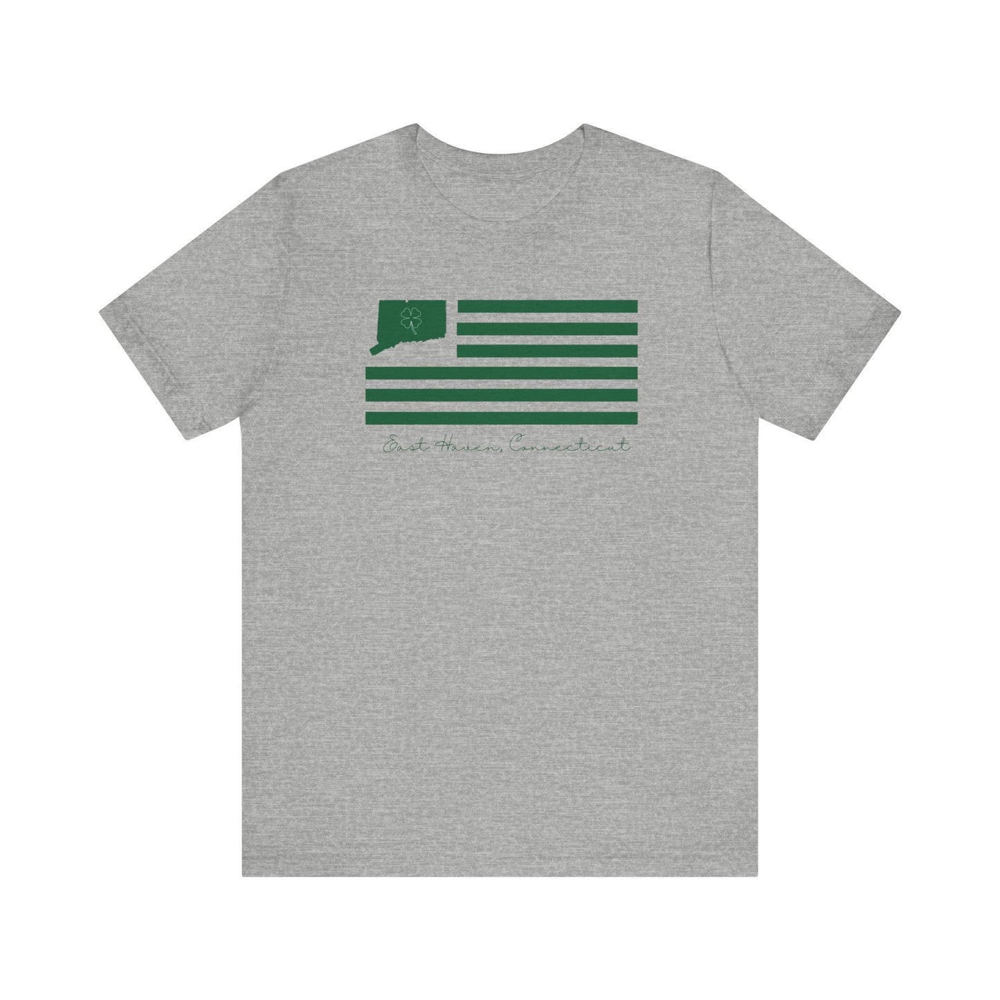 East Haven Connecticut St Patrick’s Day Flag Unisex Jersey Short Sleeve T-Shirt