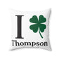 I Clover Thompson Spun Polyester Square Pillow