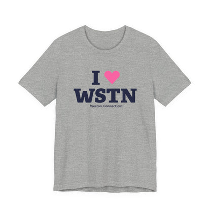 I Heart WSTN Unisex Jersey Short Sleeve T-Shirt
