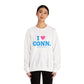 I Heart CONN. Unisex Heavy Blend™ Crewneck Sweatshirt