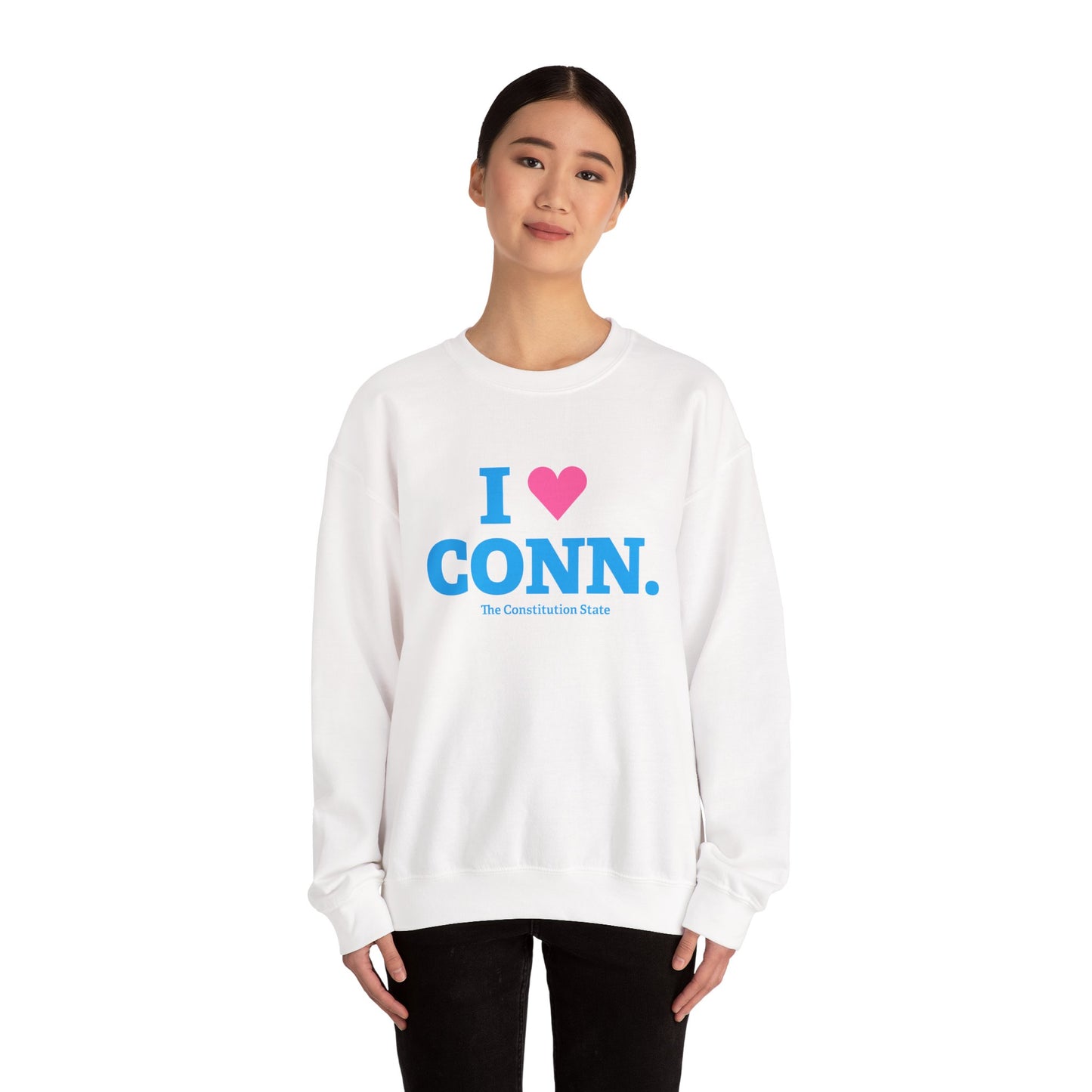 I Heart CONN. Unisex Heavy Blend™ Crewneck Sweatshirt