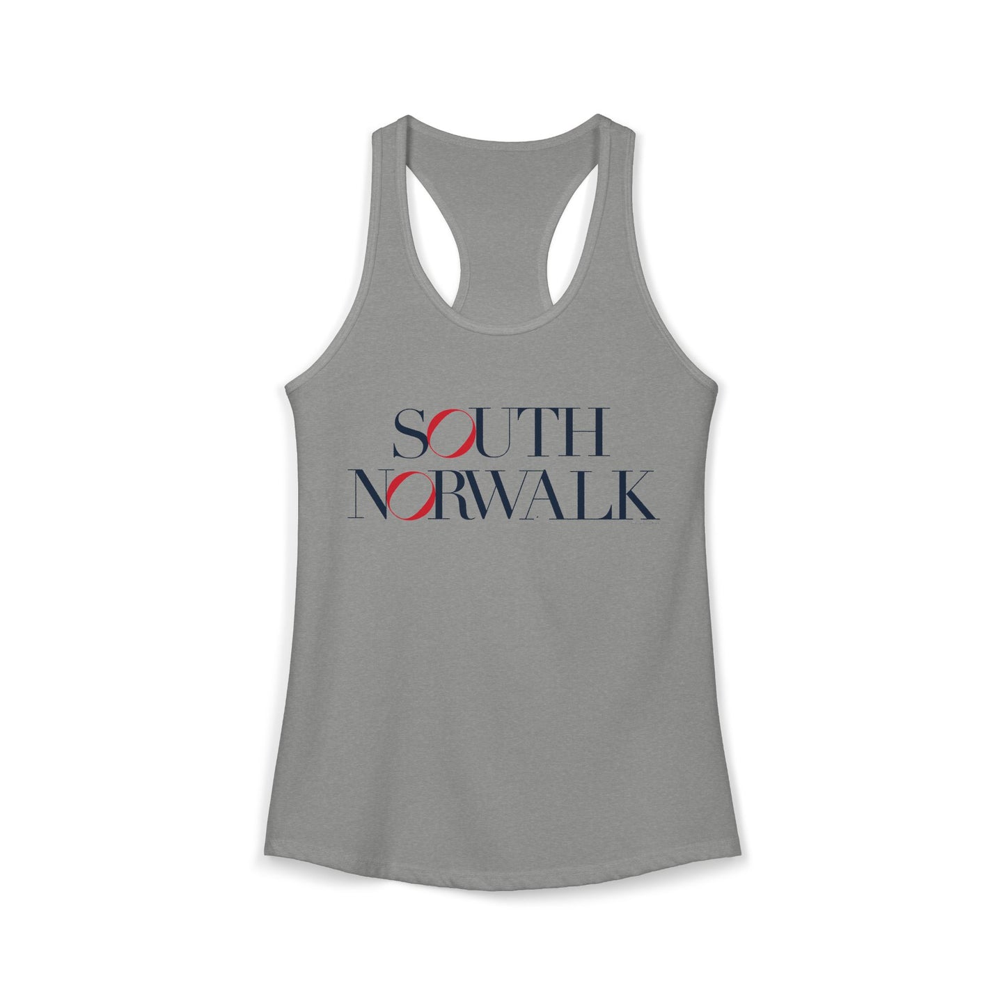 41 Tilt South Norwalk Women's Ideal Racerback Tank Top