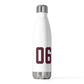 06019 Canton Connecticut Zip Code 20 oz Insulated Bottle