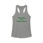 Chaplin is My Happy Place Women's Ideal Racerback Tank Top