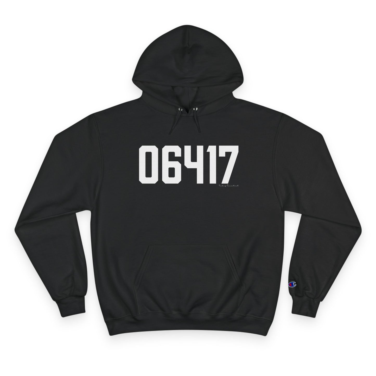 06417 Deep River CT Zip Code Champion Hoodie