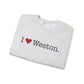 I Heart Weston. Unisex Heavy Blend™ Crewneck Sweatshirt