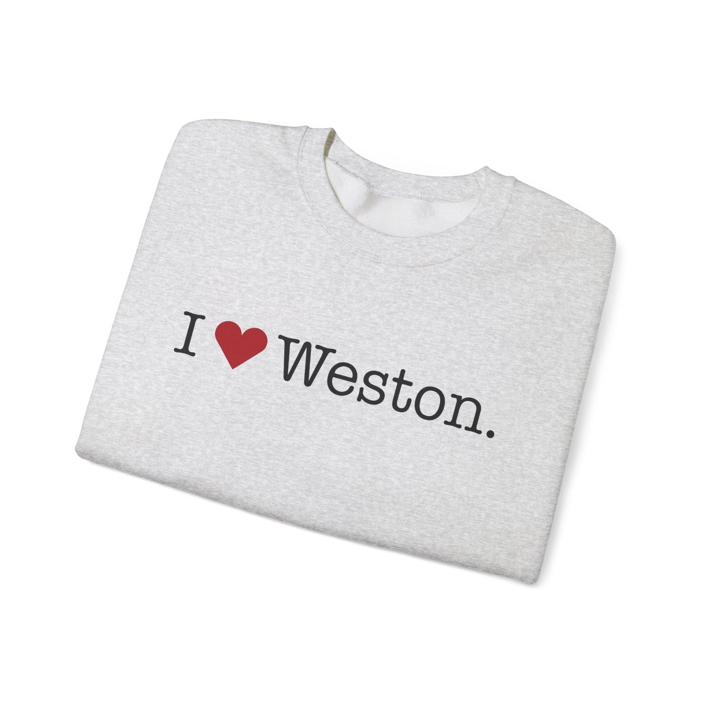 I Heart Weston. Unisex Heavy Blend™ Crewneck Sweatshirt