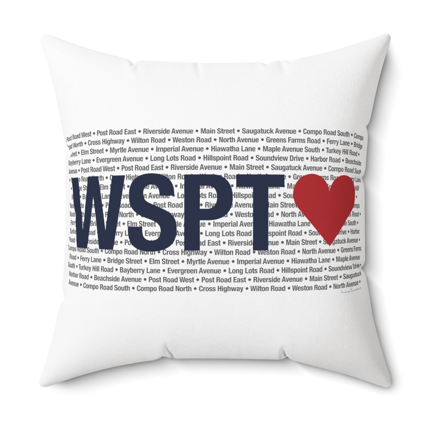 Westport Love Spun Polyester Square Pillow