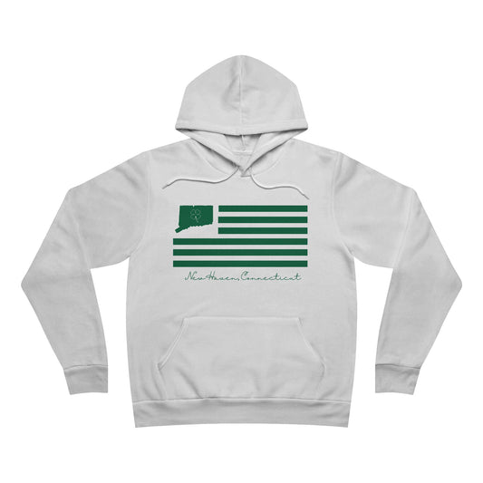 New Haven Connecticut St. Patrick's Day Flag Unisex Sponge Fleece Pullover Hoodie