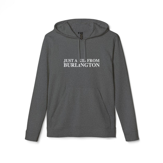 Just a kid from Burlington adidas Unisex Fleece Hoodie