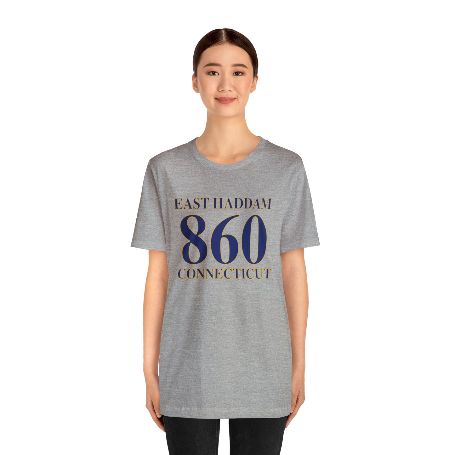 East Haddam 860 Connecticut Unisex Jersey Short Sleeve Tee