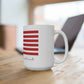 Woodbury Connecticut Flag Mug 15oz