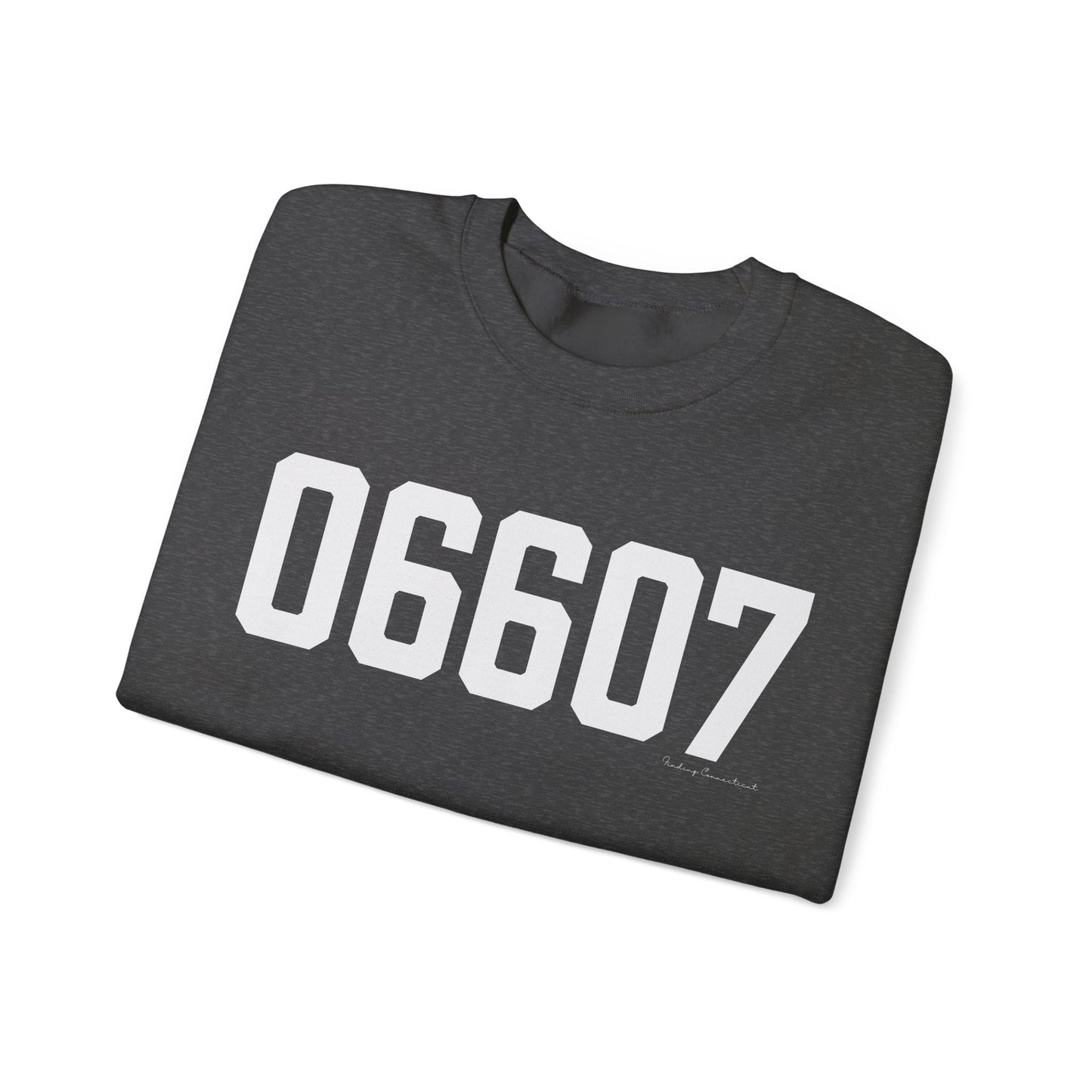 06607 Bridgeport CT Zip Code Unisex Heavy Blend™ Crewneck Sweatshirt