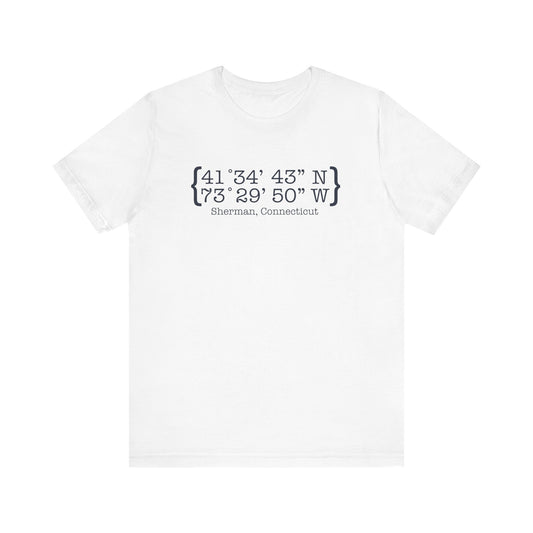 Sherman Coordinates Unisex Jersey Short Sleeve T-Shirt