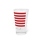 Bethel Connecticut Flag Pint Glass, 16oz