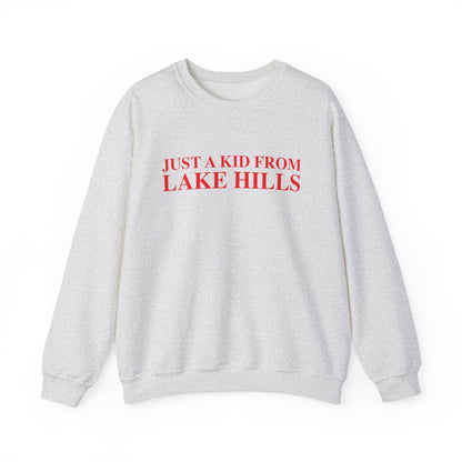 Just a kid from Lake Hills Unisex Heavy Blend™ Crewneck Sweatshirt