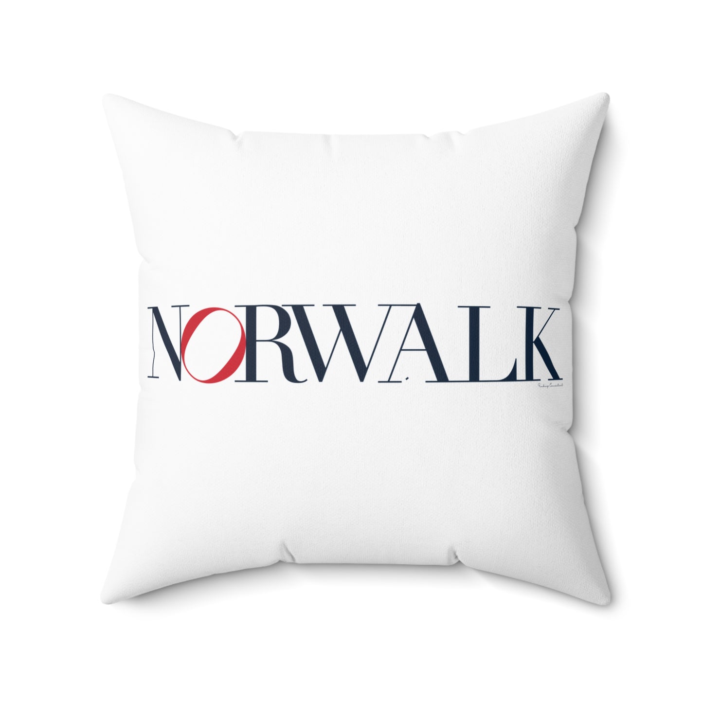 41 Tilt Norwalk Spun Polyester Square Pillow