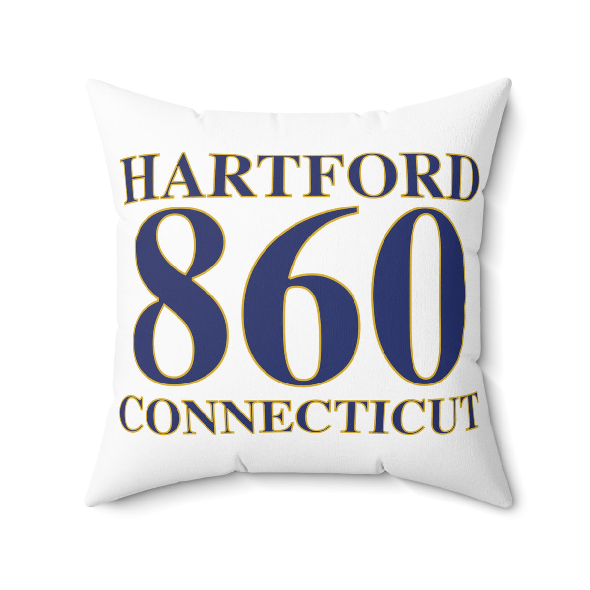 Hartford 860 Connecticut Polyester Square Pillow
