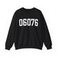 06076 Union CT Zip Code Unisex Heavy Blend™ Crewneck Sweatshirt