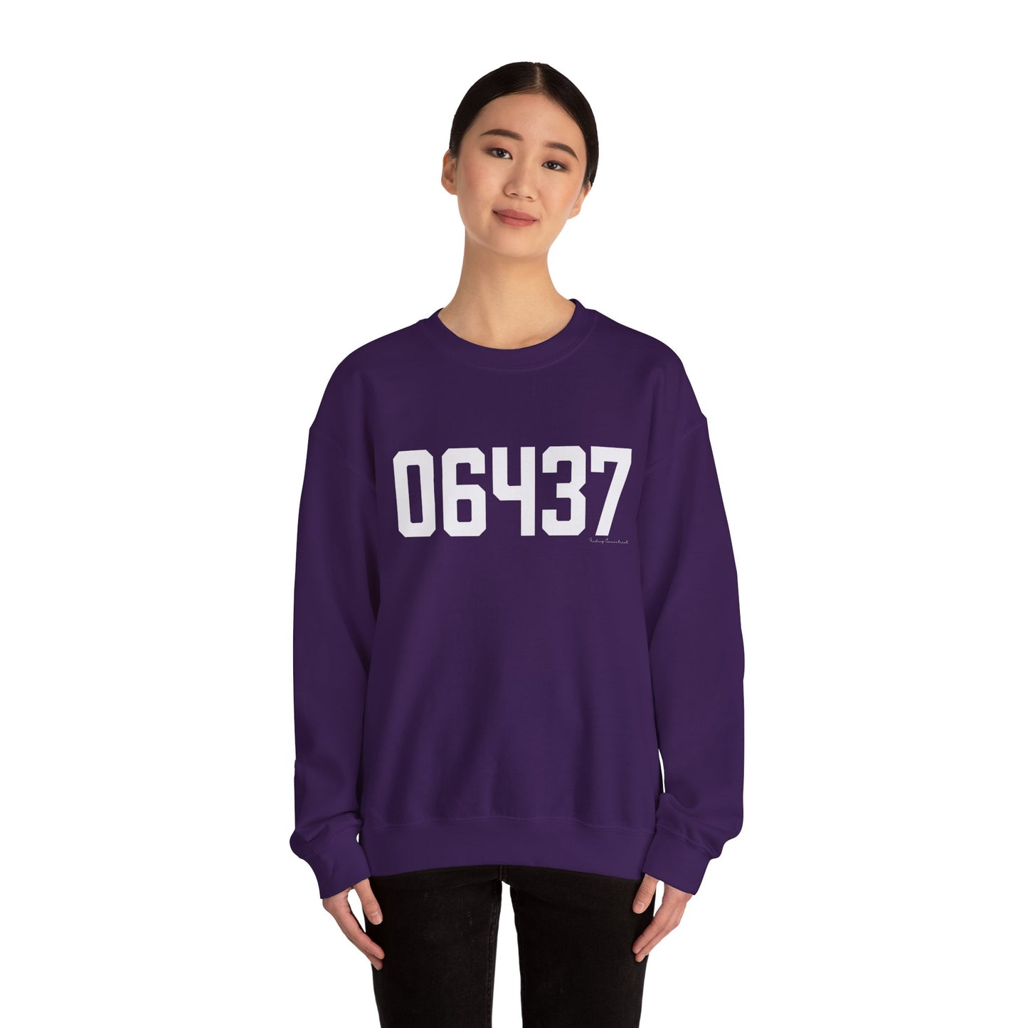 06437 - Guilford CT Zip Code Unisex Heavy Blend™ Crewneck Sweatshirt
