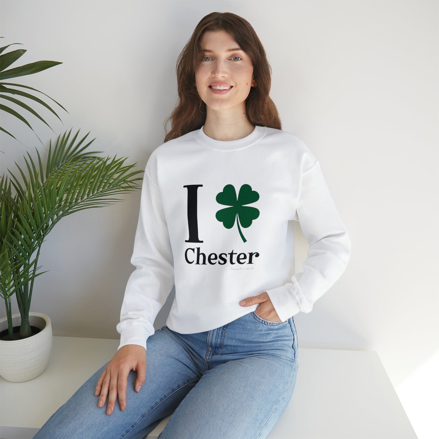 I Clover Chester Unisex Heavy Blend™ Crewneck Sweatshirt