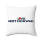 Love West Norwalk Spun Polyester Square Pillow