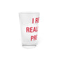 I Really Really Miss Preston Pint Glass, 16oz
