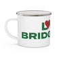 Love Bridgeport Enamel Camping Mug