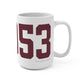 06053 New Britain Connecticut Zip Code Locks Mug 15oz
