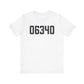 06340 Groton Connecticut Zip Code Unisex Jersey Short Sleeve T-Shirt