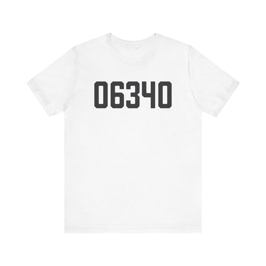 06340 Groton Connecticut Zip Code Unisex Jersey Short Sleeve T-Shirt
