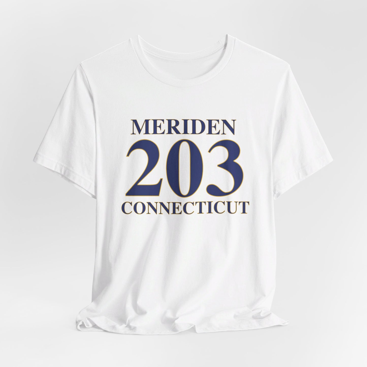 Meriden 203 Connecticut Unisex Jersey Short Sleeve Tee