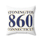 Stonington 860 Connecticut Polyester Square Pillow