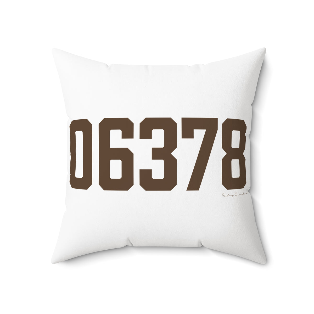 06378 Sprague Connecticut Zip Code Spun Polyester Square Pillow