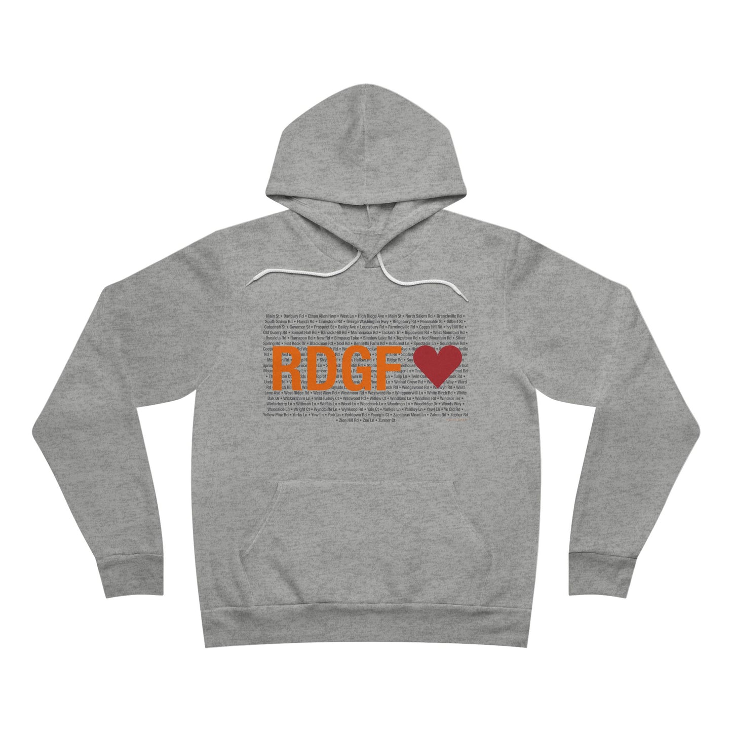 Ridgefield Love Unisex Sponge Fleece Pullover Hoodie